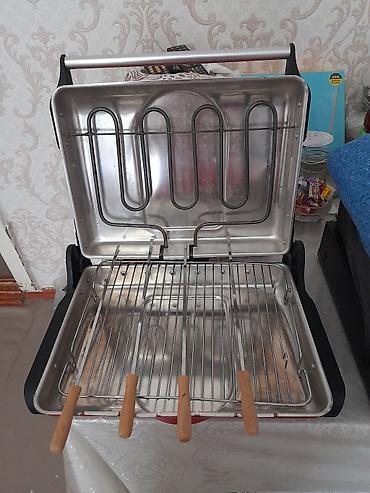kabab sekilleri: Elektrik manqal/şamadan tipli qril - Rəng: qırmızı qapaq, qara — 3