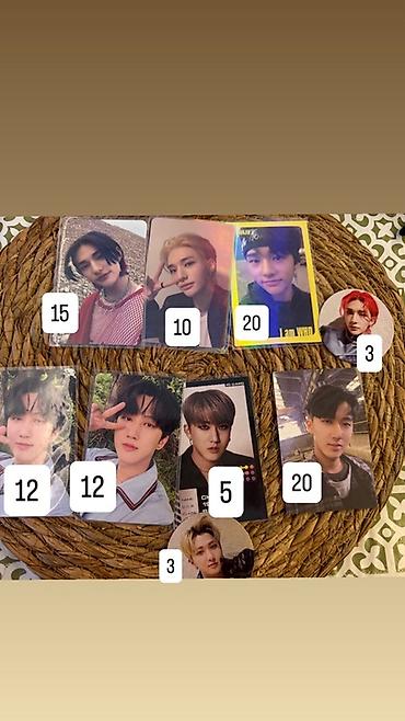 İncəsənət və kolleksiyalar: K-pop fotokart və stiker kolleksiyası - Müxtəlif qrupların üzvlərinə — 2