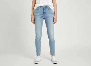 czerwone sandały h m: H&M, Jeansy damskie, rozmiar S