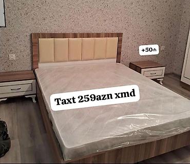 çarpayıların satışı: İkinəfərlik, Bazasız, Ödənişli matras, Siyirməsiz, MDF — 2
