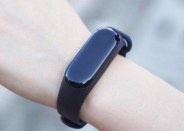elektron divar saat: Yeni, Smart qolbaq, Xiaomi, Sensor ekran, rəng - Qara — 1