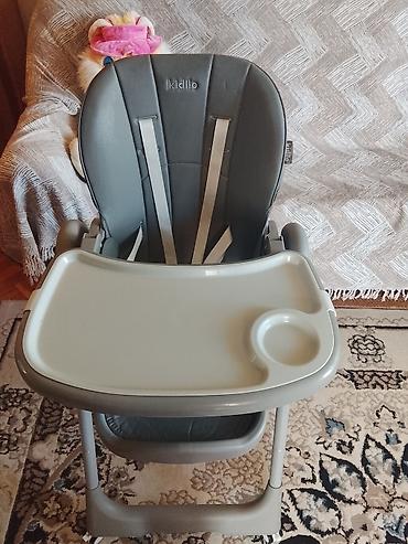 Yemək masaları, oturacaqları: Kidillo uşaq yemək kürsüsü - Rəng: boz - Yumşaq, rahat oturacaq və — 2