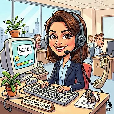online operator isi: Çağrı mərkəzi operatoru tələb olunur, Yalnız qadınlar üçün, İstənilən yaş, Təcrübəsiz, Aylıq ödəniş — 1