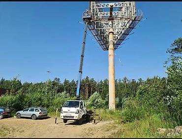 автовышка услуга: Услуги автовышки (вышка на базе малотоннажного грузовика) - Подъём — 1
