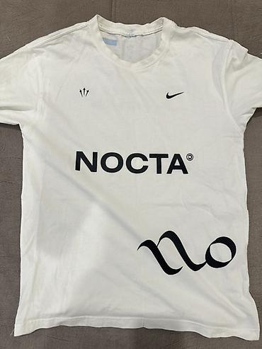 найк: Мужская футболка, M, L, Nike, Б/у, цвет - Белый — 1