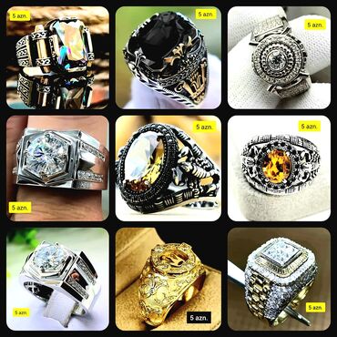 Свадебные платья и аксессуары: YENİ, DƏBLİ, PASLANMAYAN materialdan hazırlanmış - ÜZÜKLƏR satılır