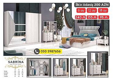 avanqart: İkinəfərlik çarpayı, 2 tumba, Dolab, Termo, Azərbaycan, Yeni — 9