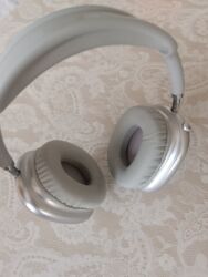 Mikrofonlar: Yeni Simsiz (Bluetooth) Qulaqcıqlar, rəng - Gümüşü