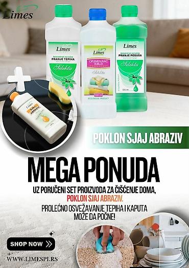 Kućna hemija i proizvodi za kuću: Limes – domaća sredstva za čišćenje i negu - Limes Sjaj Abraziv (600 — 105