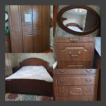 Продаётся спальный гарнитур Б/у, в хорошем состоянии. В комплекте: • at lalafo.kg Продаётся спальный гарнитур Б/у, в хорошем состоянии. В комплекте: •
