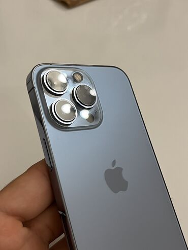 iphone 13 pro qiymet: IPhone 13 Pro, 128 ГБ, Sierra Blue, Беспроводная зарядка, Face ID, С документами