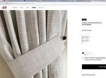 Zavese i draperije: Dekorativne trake za zavesu – H&M HOME - Set od 2 komada - Boja — 12