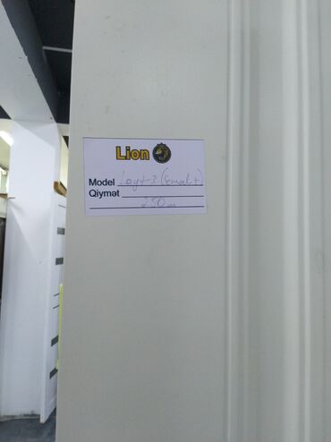 ev qaplari: Lion modelindən olan Loyt-2 (Emalit) qapısı. Bu ağ rəngli qapı, daxili