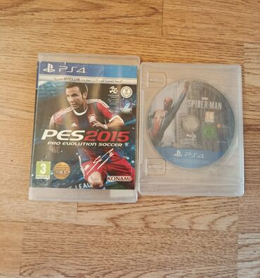 Ps4 oyun diskleri 
Pes15 - 15 azn
Spiderman - 15 azn
barter yoxdur
