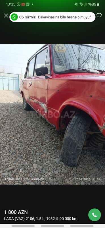 qiymetleri gence traktor zavodu satisi: VAZ (LADA) 2106: 1.6 l | 1982 il 900000 km Hetçbek