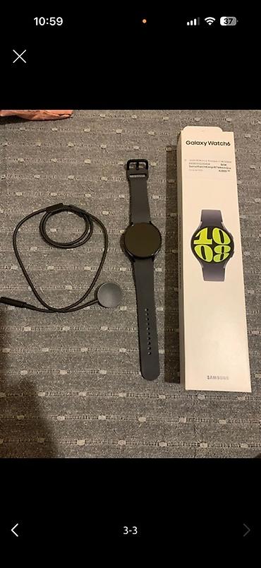 sa staklom: Samsung Galaxy Watch6 (crni) koriscen - Model: Galaxy Watch6 - Boja — 2