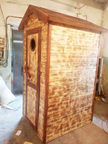 декор для дома: Уличный деревянный туалет. Туалет уличный очень качественный. Размеры