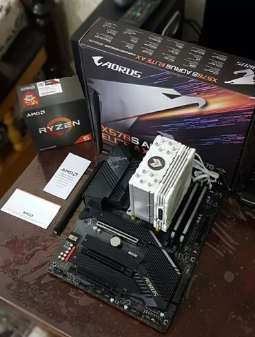 кампютер пк: Энелик плата, Gigabyte, AM4, ATX, ПК үчүн