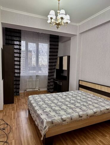 аренда квартир бишкек на долгий срок: 2 комнаты, Риэлтор, С мебелью полностью