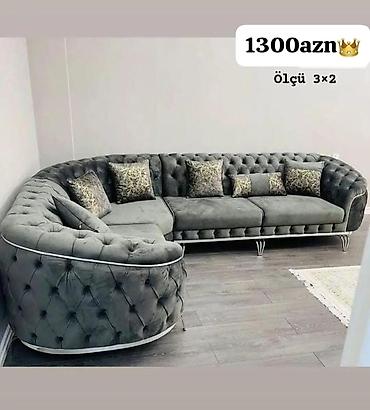 Sifarişlə divanlar: Divan, Qonaq otağı üçün, Parça, Bazasız, Açılmayan — 41