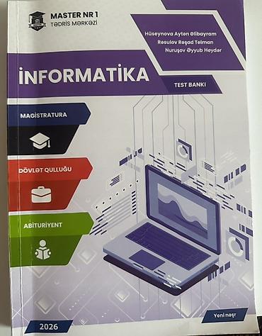 Testlər: Məhsul: Master NR 1 Tədris Mərkəzi – Test bankları (yeni nəşr, 2026) — 1