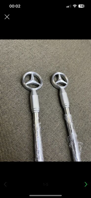 Другие аксессуары для шин, дисков и колес: Флагшток Реплика (габаритная антенна) Мерседес Мерс Mercedes Benz