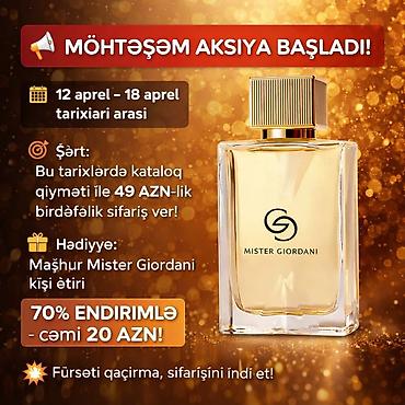 Gözəllik və sağlamlıq: Mister Giordani kişi ətri Xüsusiyyətlər: - Brend: Mister Giordani - — 1