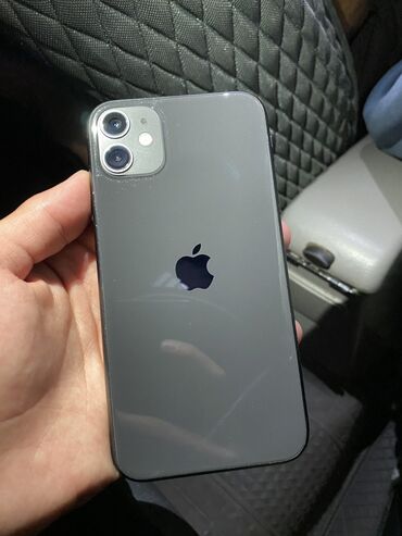 айфон 11 в кыргызстане: IPhone 11, Б/у, 128 ГБ, Черный, Зарядное устройство, Чехол, Кабель, 75 %