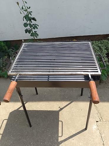 Sve za roštilj: Veliki roštilj na točkićima sa rešetkom od čelika - Tip: roštilj na — 8