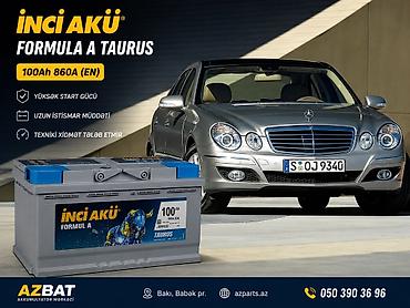 mercedes e350: Inci Akü, 100 ah, Orijinal, Türkiyə, Yeni — 1