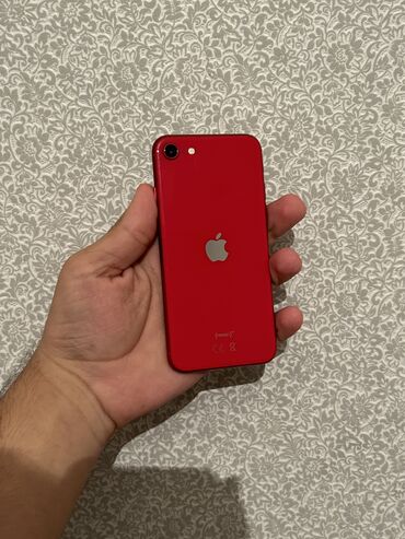 iphone 7 satış: IPhone SE 2020, 64 GB, Qırmızı, Barmaq izi, Zəmanət