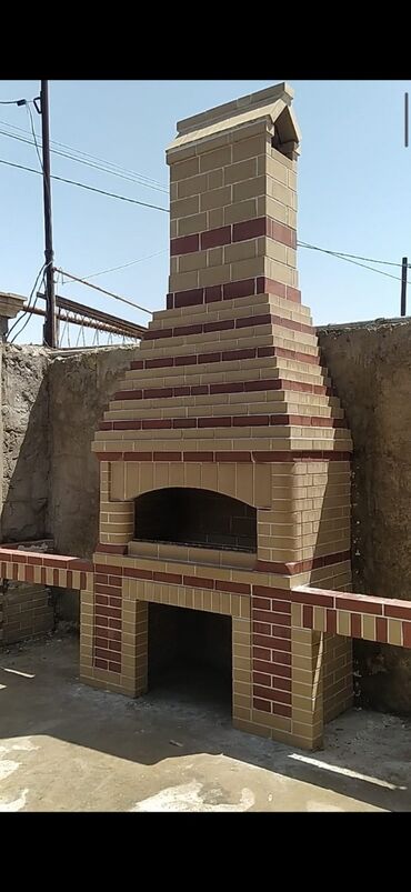 Manqallar, qrillər, barbekyu: Manqallar istediyiniz ölçüde ve formada oda davamlı kerpiclə — 14