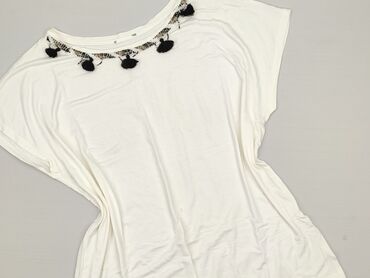 białe bluzki boho: Women's blouse, M (EU 38)