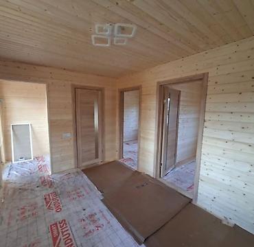 a frame ev tikintisi: Taxta karkaslı bağ evi – geniş eyvanlı, tam hazır fasad - Material — 5