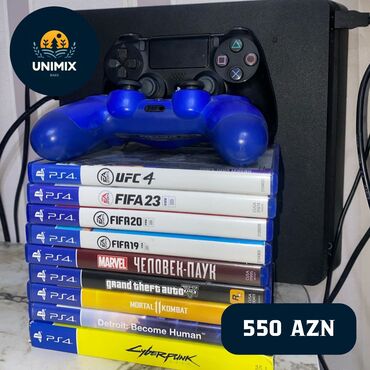 sega oyunları oyna: Ela veziyyetde playstation 4 slim 1 tb, hec bir problemi yoxdur, real