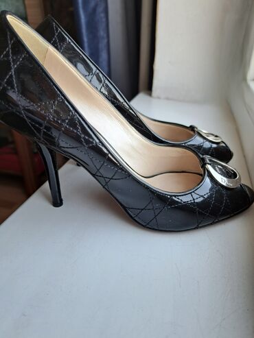 обувь для садика: Туфли Dior, 36.5, түсү - Кара