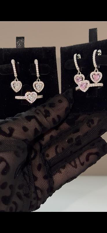 Серебряные наборы украшений: Набор украшений, Проба 925, Женские, Новый — 6