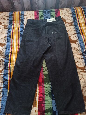 джинсы с подтяжками мужские: Джинсы S (EU 36), цвет - Черный
