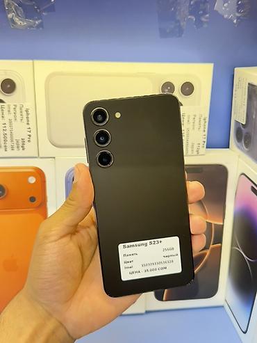 tab 9: Samsung Galaxy S23 Plus, Б/у, 256 ГБ, цвет - Черный, В рассрочку — 1