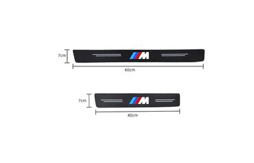 Tuning oprema: Stikeri za prag automobila - karbon BMW M. Set od 4 nalepnice za prag — 2