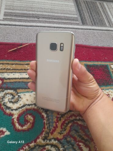 купить бу айфоны: Samsung Galaxy S7, Колдонулган, 64 ГБ, түсү - Алтын