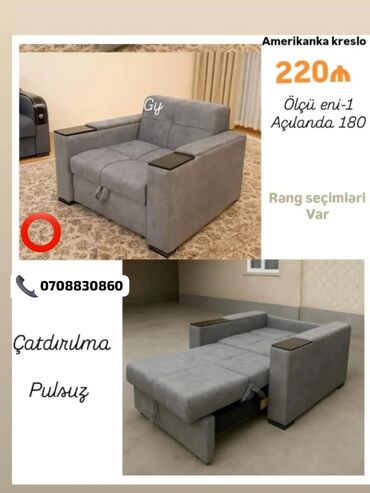 Çarpayılar: Yeni, Kreslo-kravat, Şəhərdaxili pulsuz çatdırılma