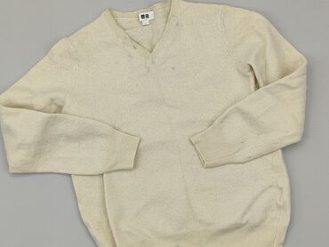 spódniczka w kratkę żółta: Sweter, L, stan - Zadowalający