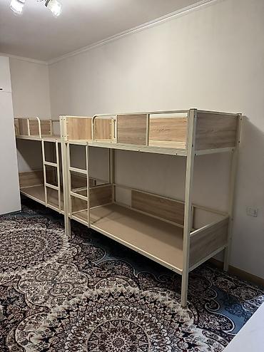двухъярусные: Двухъярусные кровати с металлическим каркасом и вставками под дерево — 1