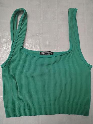şort: ZARA qadın ribana top Crop ölçü XS - S Real alıcıya Endirim edirəm. - — 2