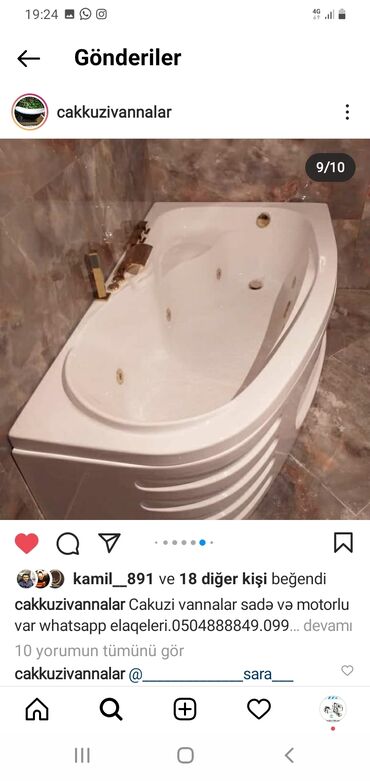 Cakuzi vannalar: Yeni Cakuzi vanna Motorlu, Pulsuz çatdırılma -da lalafo.az — 26 Cakuzi vannalar: Yeni Cakuzi vanna Motorlu, Pulsuz çatdırılma — 26