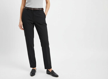spodnie marks spencer: Marks & Spencer, Material trousers for women, size M