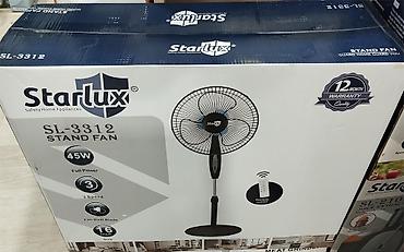 cool storm t90: "Starlux 3312" Ventilyator 3 Sürət Ayarlı 5 Fırlanan qanad 45VT . ❄️ — 7