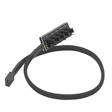 4 pin: Разветвитель для 4 Fan 4pin ---> 5x4pin, длина кабеля 35 см — 2