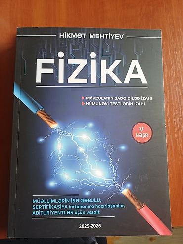 informatika codera 2026 pdf: Fizika Hikmət Mehtiyev 2025-2026 V nəşr.Təzə alinib,heç işlənməyib — 1